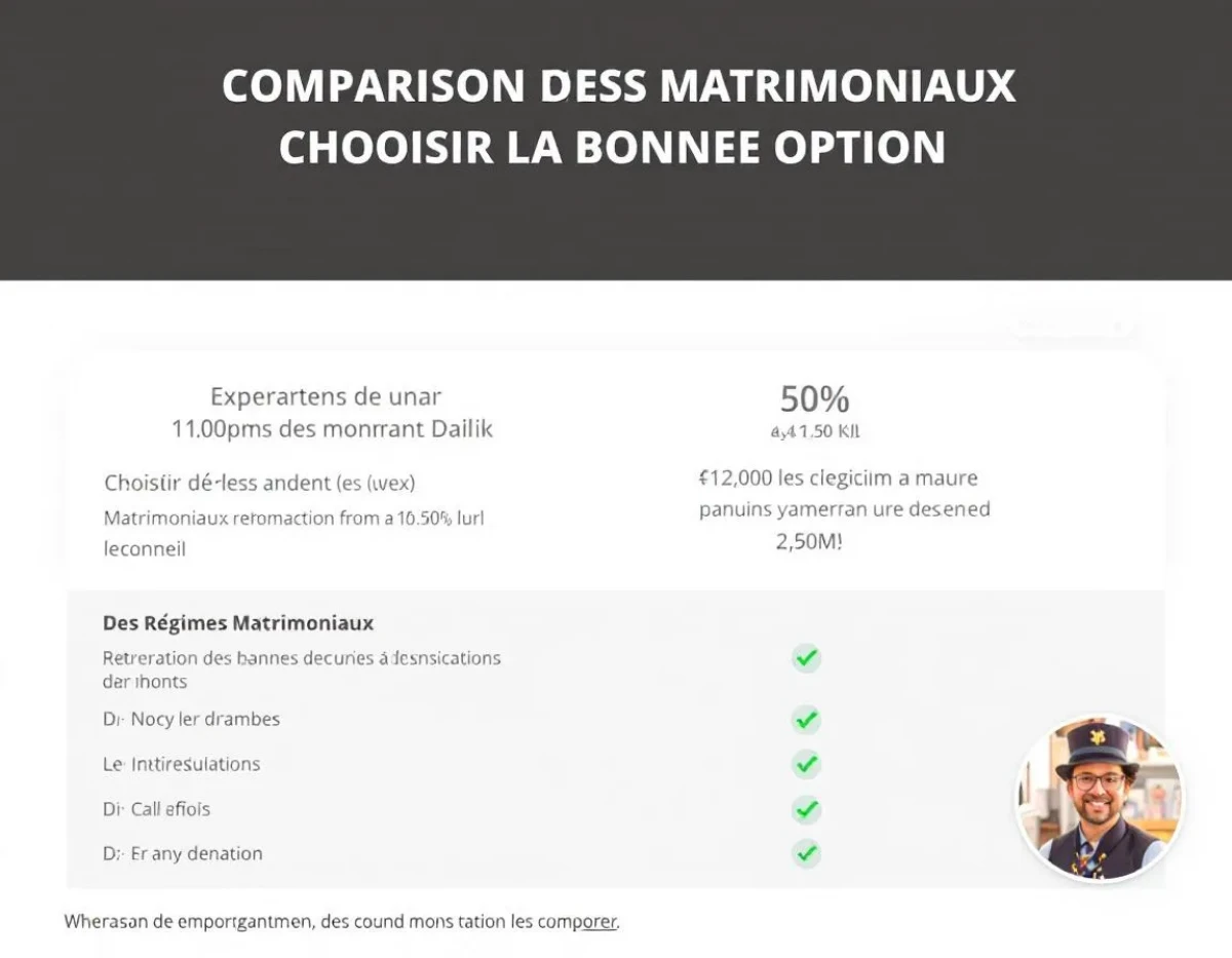 Comparaison des Régimes Matrimoniaux : Choisir la Bonne Option